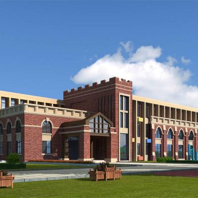 欧式幼儿园建筑外观