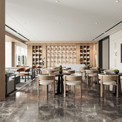 现代售楼处洽谈区