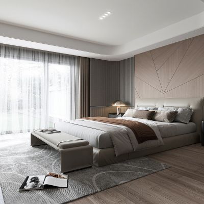 现代卧室