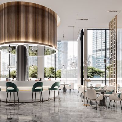 现代售楼处洽谈区