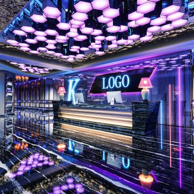 现代KTV大厅前台
