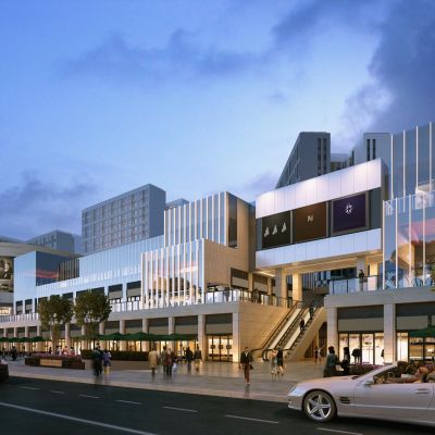 现代商业综合体建筑外观