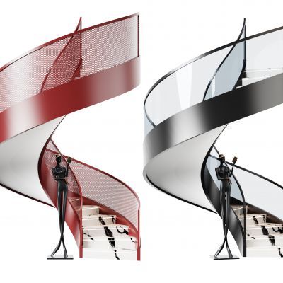 现代旋转楼梯   雕塑摆件