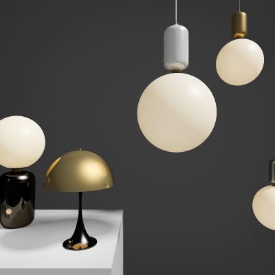 北欧吊灯 台灯组合