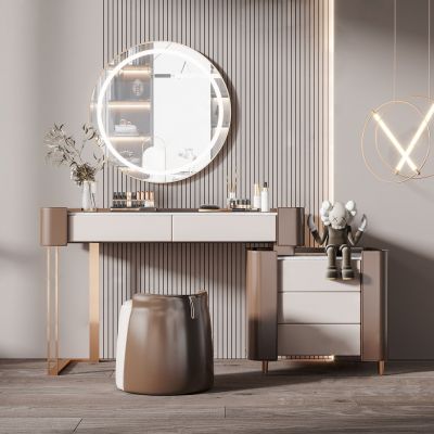 现代轻奢梳妆台
