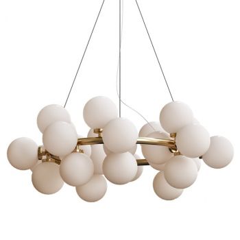 09北欧现代玻璃球吊灯国外