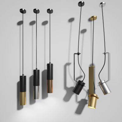 现代吧台金属吊灯