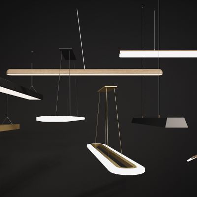 现代办公吊灯组合