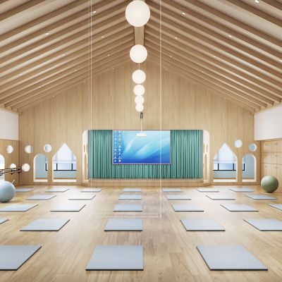 现代幼儿园 多功能厅