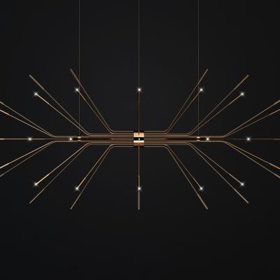 现代轻奢金属吊灯