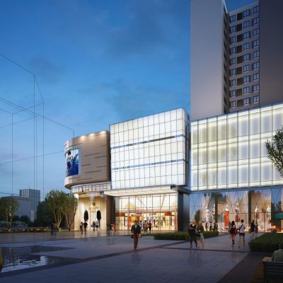 现代商业综合体建筑外观