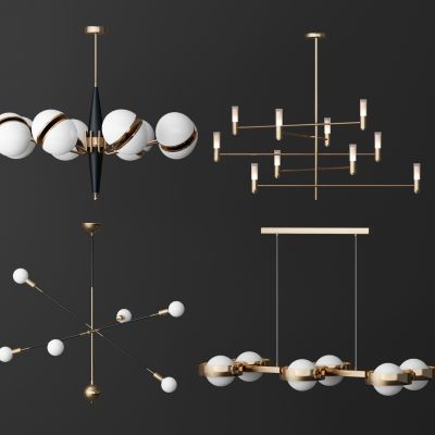 现代吊灯组合  吊灯 客厅吊灯 餐厅吊灯