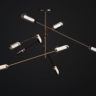 现代轻奢金属吊灯