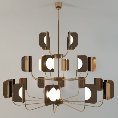 现代轻奢金属灯饰 吊灯 落地灯 壁灯