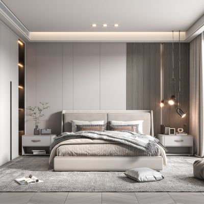现代卧室