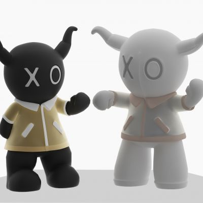 北欧天使恶魔玩具