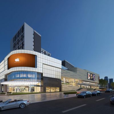 现代商业综合体建筑外观
