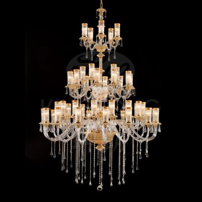 欧式吊灯 MOOLLONA灯饰 水晶灯 豪华三层吊灯