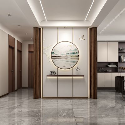 新中式玄关过道