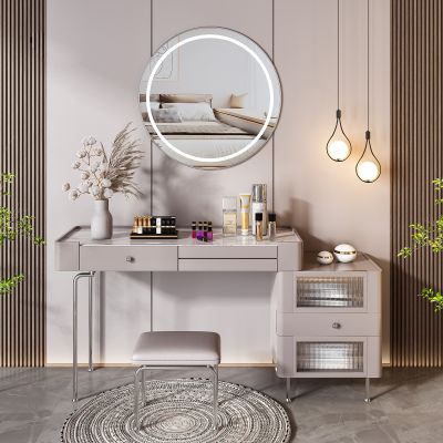 现代轻奢梳妆台