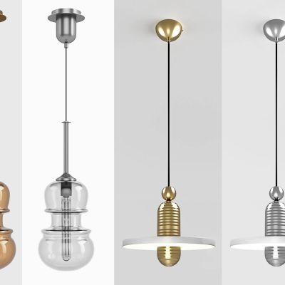 现代工业风吊灯