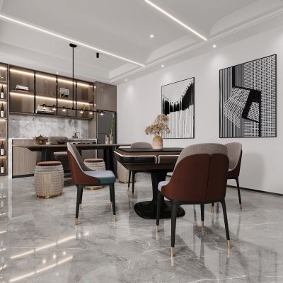 现代棋牌室，棋牌室，休闲区