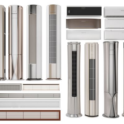 现代立式空调出风口