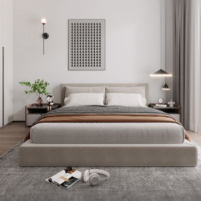 现代卧室，卧室，简约卧室，