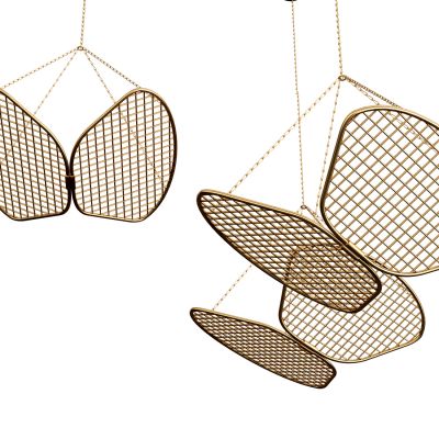 现代蝴蝶吊灯吊件