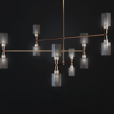 现代轻奢金属吊灯