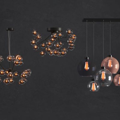 现代吊灯组合