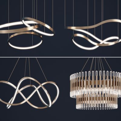 现代吊灯组合