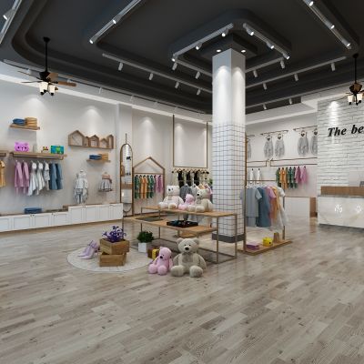 北欧服装店 家具