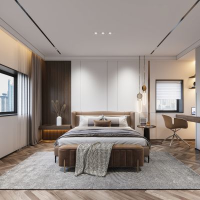 现代卧室