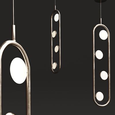 现代金属多头吊灯