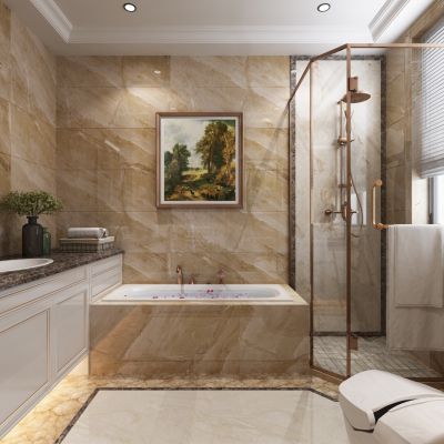 简欧主卧 卫生间