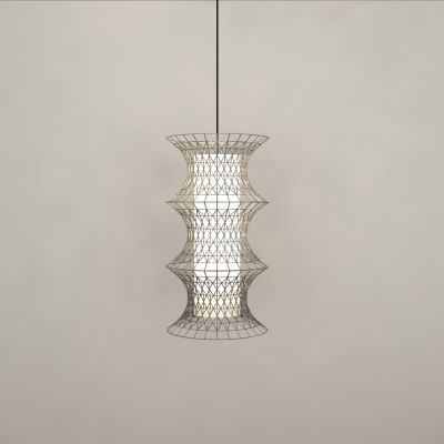 新中式吊灯 铁艺吊灯 编织吊灯