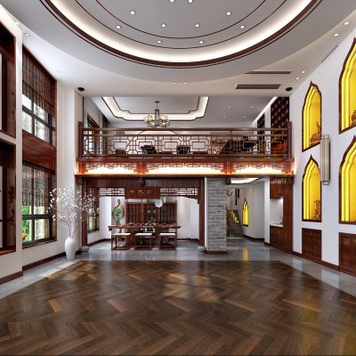 新中式禅意茶室 休闲区