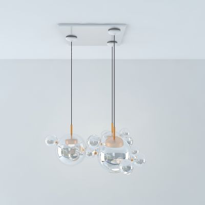 现代玻璃吊灯
