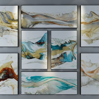 新中式现代抽象装饰画