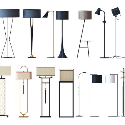 现代落地灯组合