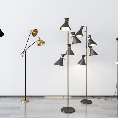 现代落地灯组合