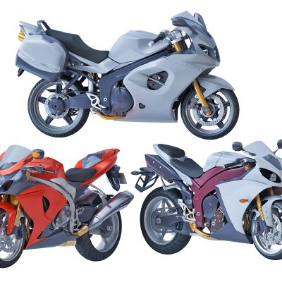 现代摩托车组合