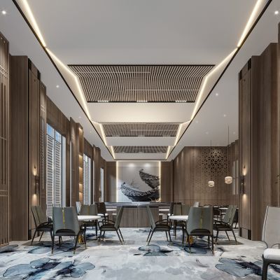 新中式酒店中餐厅