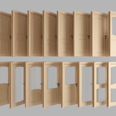 现代卧室门卫生间门单开门组合