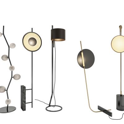 现代落地灯组合