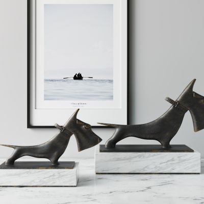 北欧饰品 现代饰品 摆件 狗 雕塑