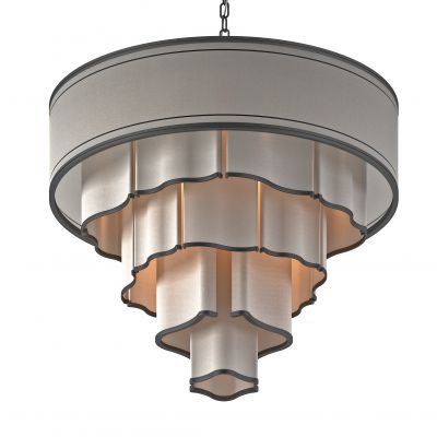 新中式布艺吊灯