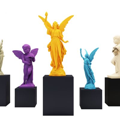 新古典人物雕塑石膏雕塑摆件