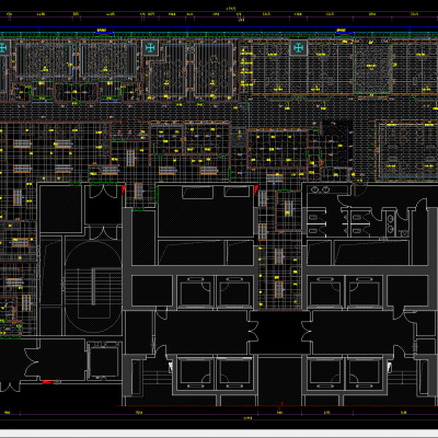 [深圳]万象天地东宝制造645㎡海鲜火锅主题餐厅丨施工图+效果图